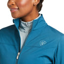 Jaqueta feminina Ariat Softshell EURasian Verde-azulado